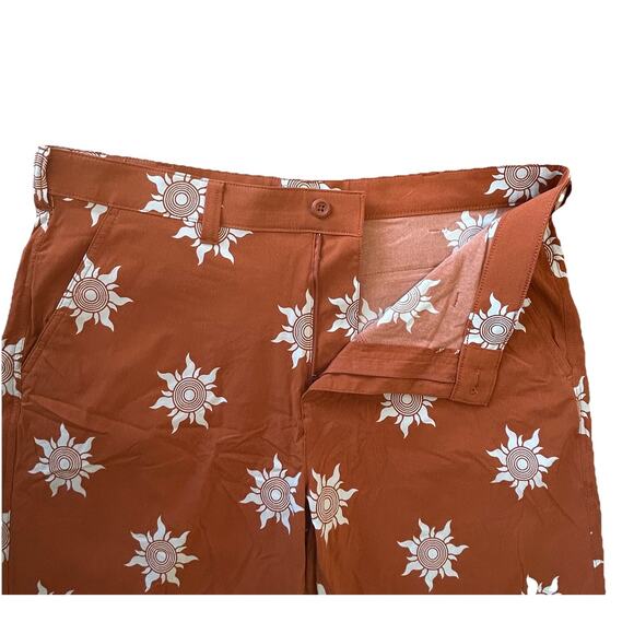 Eddie Bauer Sunburst Chino Shorts Men’s Size 36 Rust Color 10" Inseam Casual - Picture 4 of 7